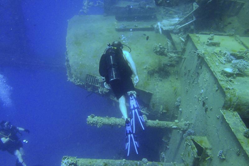 diving in Jordan