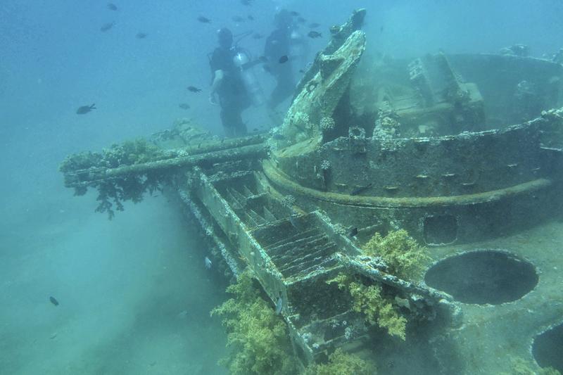 diving in Jordan
